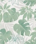 Marburg Vliestapete Beige-Gr&uuml;n, floral, moderne Tapete f&uuml;r Wohnzimmer...