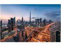 Komar Vliestapete Lights of Dubai, (9 St), 450x280 cm (Breite x Höhe),...