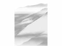 Komar White Noise Mountain weiß/grau 200 x 280 cm
