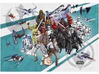 Komar Star Wars Cartoon Collage Wide 200 x 280 cm