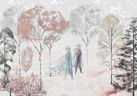 Komar Vliestapete Digitaldruck Vlies - Frozen Nature Spirit - Gr&ouml;&szlig;e 400 x 280...