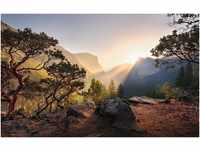 Komar Vliestapete Yosemites Secret, (9 St), 450x280 cm (Breite x Höhe),...