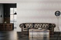 living walls Vliestapete My Home My Spa, glatt, Barock, Glitzermuster, ornamental,