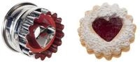 WESTMARK Ausstechform Linzer-Ausstechform Herz 5 cm Edelstahl Pl&auml;tzchenform...