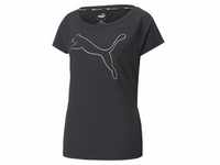 PUMA Trainingsshirt Favourite Jersey Cat Trainings-T-Shirt Damen schwarz XS