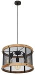 GLOBO LIGHTING Pendelleuchte GLOBO Lighting H&auml;ngeleuchte JEANIE DH 40x120 cm schwarz