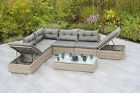 MERXX Gartenlounge-Set Manzano, (7-tlg), inkl. Auflagen