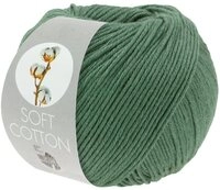 LANA GROSSA SOFT COTTON H&auml;kelwolle, 140 m (weiches, vielseitiges Garn f&uuml;r h&ouml;chsten
