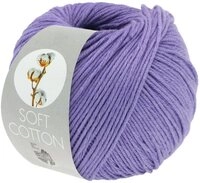 LANA GROSSA SOFT COTTON H&auml;kelwolle, 140 m (weiches, vielseitiges Garn f&uuml;r h&ouml;chsten