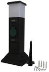 Trend Line Steckdose Gartensteckdose mit Lampe 2 Steckdosen, ohne Kabel