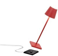 Zafferano LED Tischleuchte Poldina Micro Pro, LED fest integriert, Warmwei&szlig;,