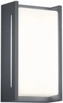 TRIO Leuchten LED Au&szlig;en-Wandleuchte INDUS, LED fest integriert, Warmwei&szlig;,