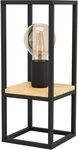 EGLO Tischleuchte LIBERTAD Tischlampe, Stahl und Holz, E27, IP20,...