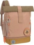 L&Auml;SSIG Kinderrucksack Nature, Mini Rolltop Backpack, Hazelnut, aus recycelten