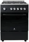 Gasline Gas-Standherd mit Gasbackofen mit Thermostat, 60cm breit SHGG6060FGWB, mit