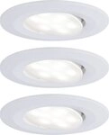 Paulmann LED Einbaustrahler Paulmann LED Einbauleuchte Calla wei&szlig; matt 3 x 5,5,