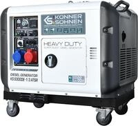 K&ouml;nner & S&ouml;hnen Stromerzeuger KS 9300DE-1/3 ATSR, 7,50 in kW, (7500 W (400 V)...