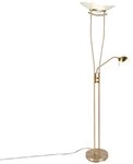 Qazqa Stehlampe Lexus, Dimmbar, LED fest integriert, Extra-Warmwei&szlig;, QAZQA