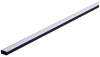 Paulmann LED-Stripe-Profil LED Strip Profil Base Wei&szlig;er Diffusor 2m Schwarz