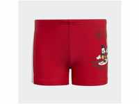 Adidas adidas x Disney Micky Maus Surf-Print Boxer-Badehose better scarlet...