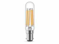 Philips LED Lampe ersetzt 40W, E27 Röhrenform T30, klar, warmweiß, 470 Lumen,...