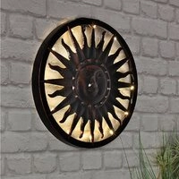 Haushalt International Wanddekoobjekt LED Wandlicht Sonne (1 St), 12...