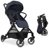 Hauck Kinder-Buggy Travel N Care - Navy Blue, Sportwagen mit Liegeposition und