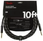 Fender Instrumentenkabel, Deluxe Tweed Instrument Cable BLK 3 m - Instrumentenkabel