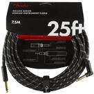 Fender Instrumentenkabel, Deluxe Tweed Instrument Cable BLK 7,5 m - Instrumentenkabel