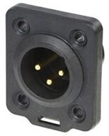 Neutrik NC3MDX-T - XLR-Einbaustecker 3-polig TOP NC3MDX-TOP Audio- &...