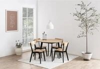 ACTONA GROUP Esstisch Roxby rund &Oslash;105 &ndash; kompakt, robust & pflegeleicht,...