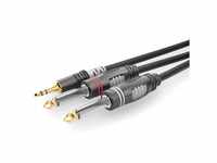 Sommer Cable Audio-Kabel, HBA-3S62-0300 Y-Adapterkabel 3 m - Insertkabel