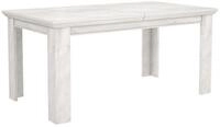 FORTE Esstisch ausziehbar in Pinie Weiss - 160(205)x75x90cm (BxHxT)