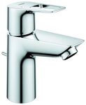 Grohe Waschtischarmatur BauLoop Einhand LowFlow mit Zugstangen-Ablaufgarnitur S-Size