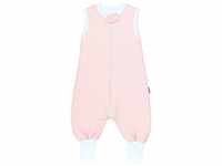 TupTam Baby Schlafsack mit Füßen Ganzjahresschlafsack Tupfen rosa