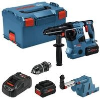 BOSCH Akku-Kombibohrhammer GBH 18V-28 CF, 18 V, Bohrhammer m. SDS plus m. 2x...