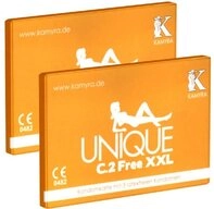 Kamyra XXL-Kondome Unique C.2 Free XXL - Kondomkarte - gro&szlig;e latexfreie Kondome