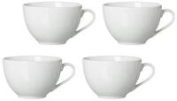 Ritzenhoff & Breker Cappuccinotasse Bianco Cappuccinotassen 300 ml 4er Set,...