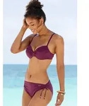 LASCANA Bikini-Hose Italy mit h&ouml;herer Seitennaht rot 40