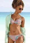 Venice Beach B&uuml;gel-Bikini-Top Paislee, bedruckt, verstellbare Doppeltr&auml;ger,