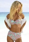 Venice Beach B&uuml;gel-Bandeau-Bikini-Top Paislee, bedruckt, wattierte Cups, seitliche