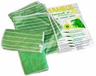 Muxel Bambus-Reinigungstuch-Set Putzlappen K&uuml;chen Reinigungstuch f&uuml;r Streife