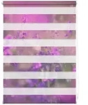 Doppelrollo Duo Rollo Motiv Blumenwiese, LICHTBLICK ORIGINAL, Lichtschutz, ohne