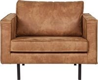WOOOD Loungesessel Rodeo Recycling-Lederfaser-Verbundstoff, H 85 x B 105 x T 86...