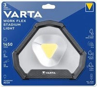 VARTA LED Taschenlampe Taschenlampe LED Work Flex Stadium Light Akku 18647