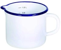 Karl Kr&uuml;ger Milchtopf Milchtopf Emaille Kochen Kochtopf K&uuml;che K&uuml;chenhelfer