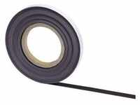 Maul Pinnwand Magnetband 2,5 cmx10 m (BxL) schwarz/grau