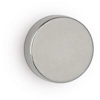 MAUL Magnet Neodym-Scheibenmagnet 5x15mm 4500g hellsilber VE=10 St&uuml;ck