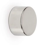 MAUL Magnet Neodym-Scheibenmagnet 10x15mm 8000g hellsilber VE=4 St&uuml;ck