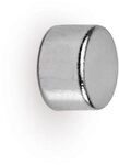 MAUL Magnet Neodym-Scheibenmagnet 3x5mm 700g hellsilber VE=10 St&uuml;ck